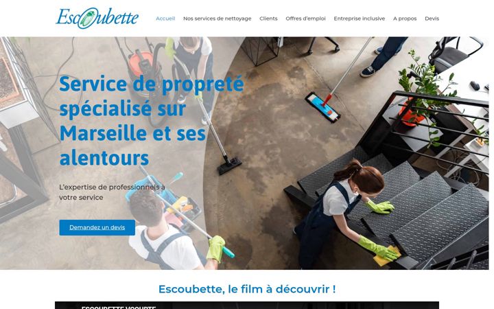 Screenshot di escoubette.fr