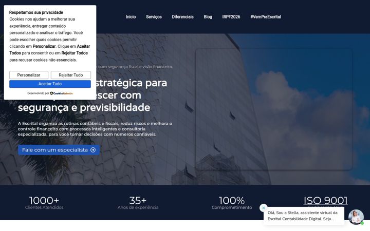 Екранна снимка на escrital.com.br