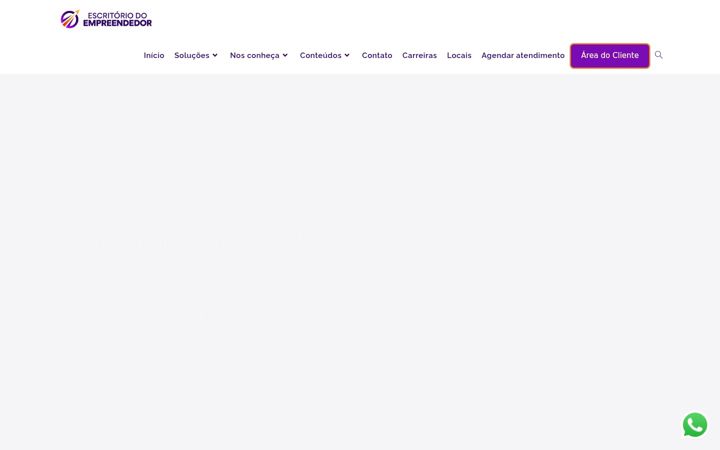 Ekraanipilt saidist escritoriodoempreendedor.com.br