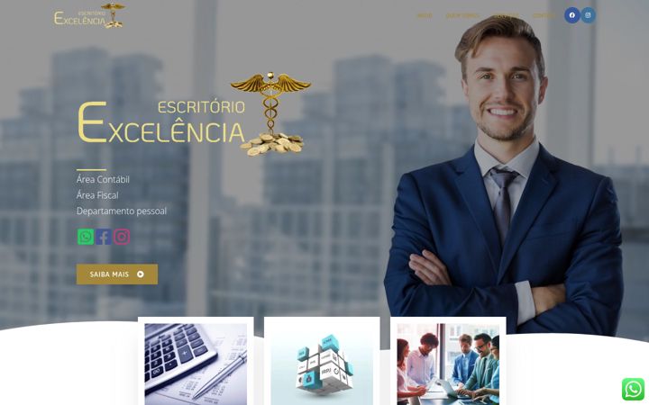 Екранна снимка на escritorioexcelencia.com.br