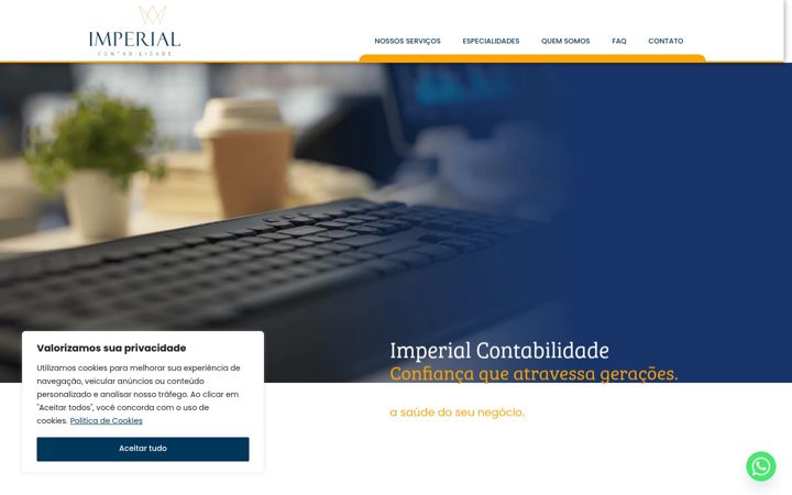 Екранна снимка на escritorioimperial.com.br