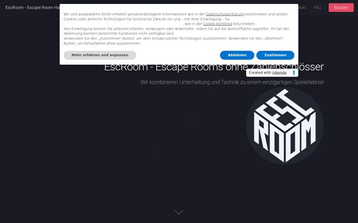 Capture d'écran de escroom.de