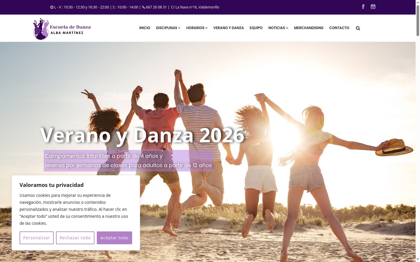 Screenshot tal-banner tal-kunsens muri qabel kwalunkwe interazzjoni