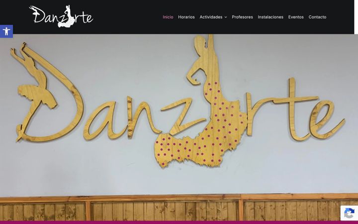 Screenshot di escueladanzarte.es