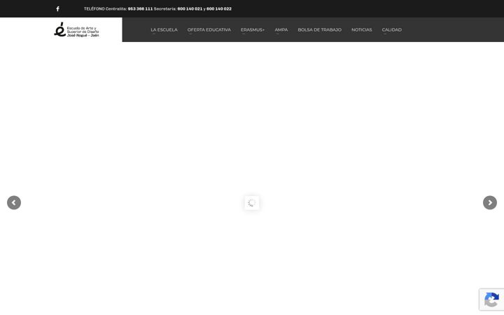 Screenshot di escueladeartejosenogue.es