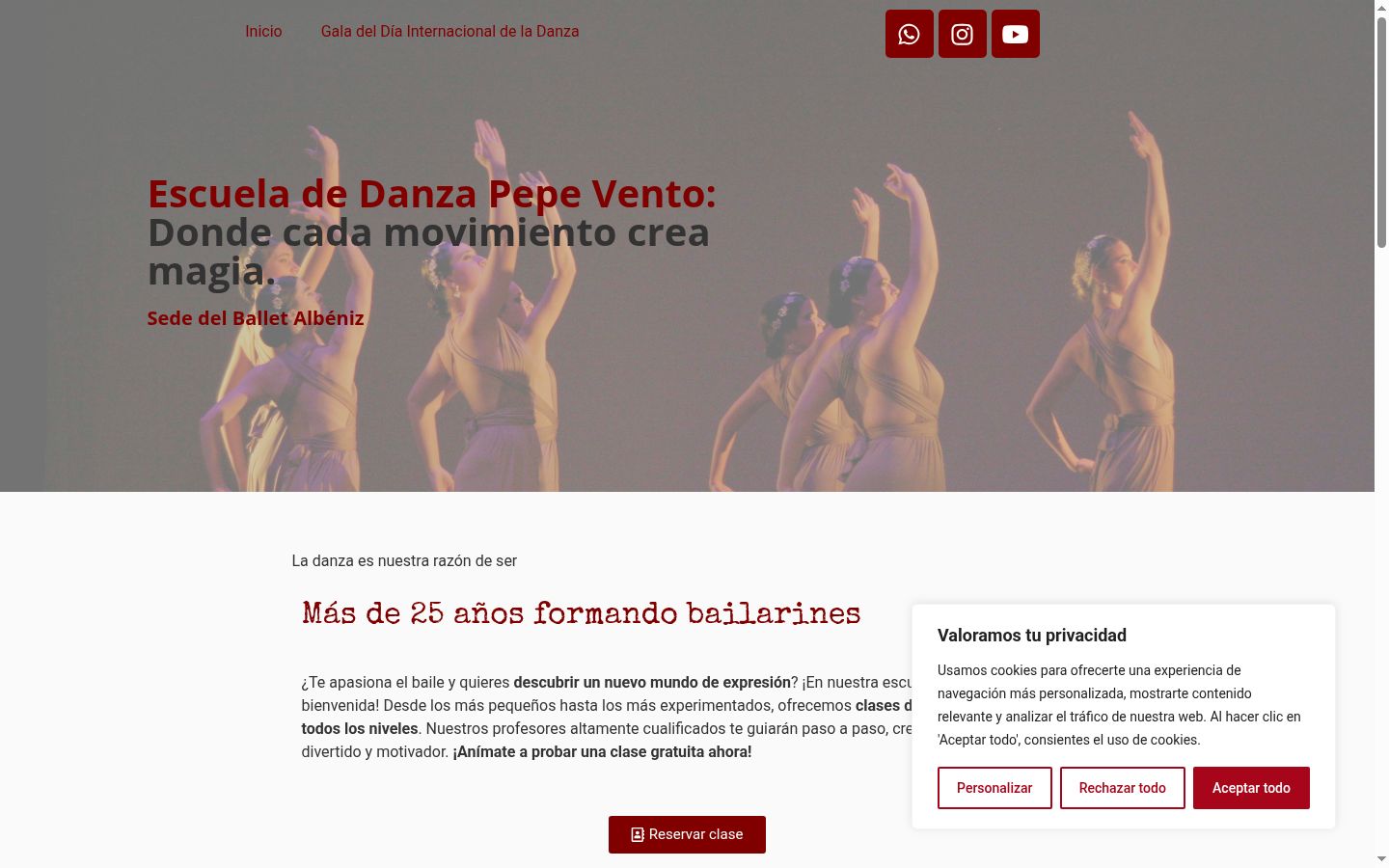 Screenshot tal-banner tal-kunsens muri qabel kwalunkwe interazzjoni