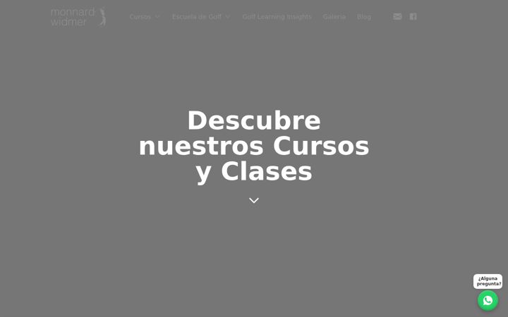 Screenshot ta' escueladegolf.net