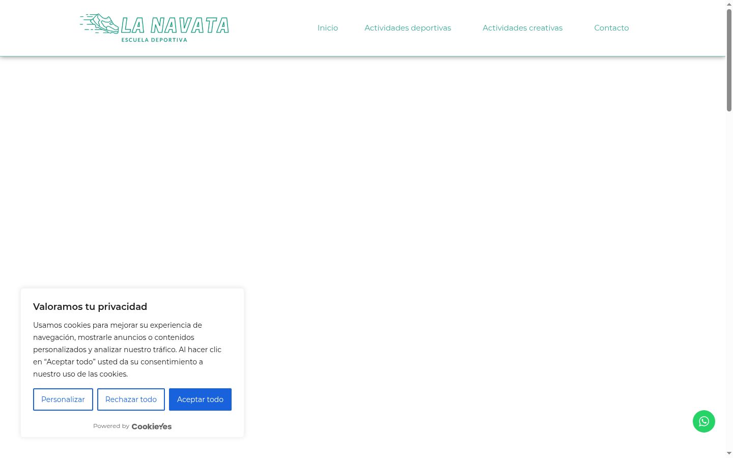 Screenshot tal-banner tal-kunsens muri qabel kwalunkwe interazzjoni