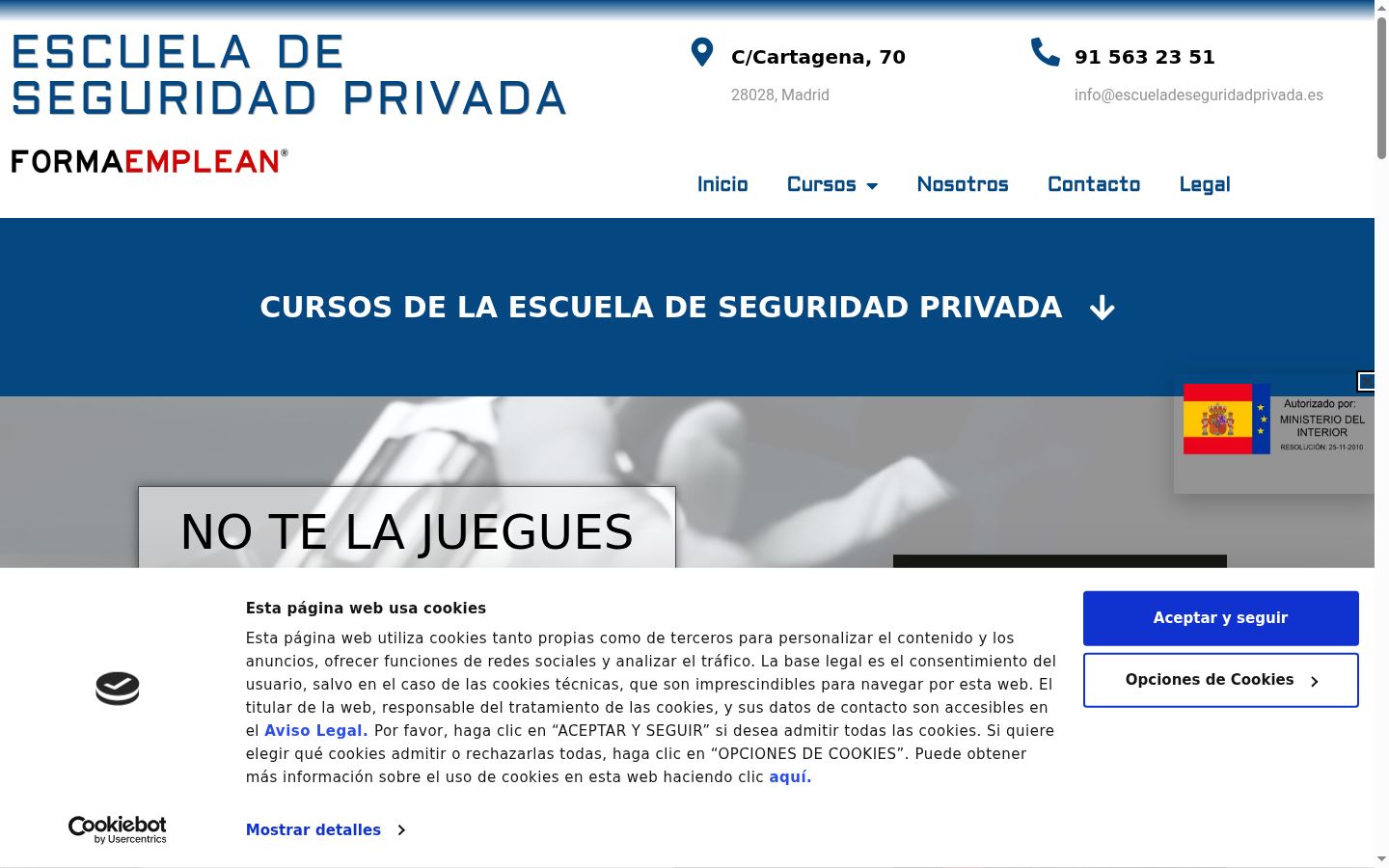 Screenshot tal-banner tal-kunsens muri qabel kwalunkwe interazzjoni