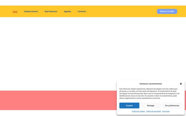 Captura de pantalla de escuelafelicidad.es
