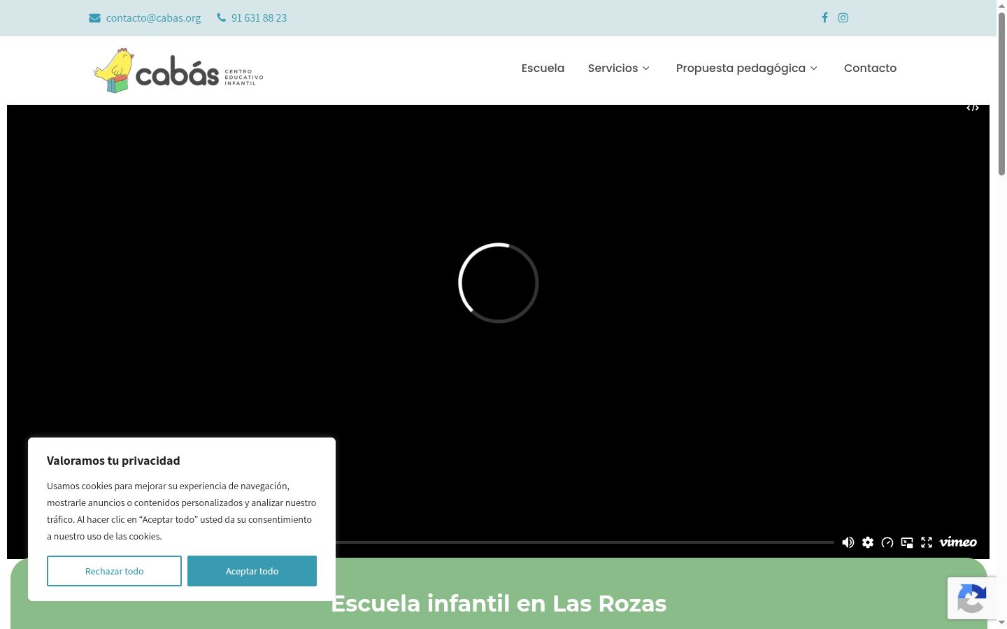 Screenshot tal-banner tal-kunsens muri qabel kwalunkwe interazzjoni