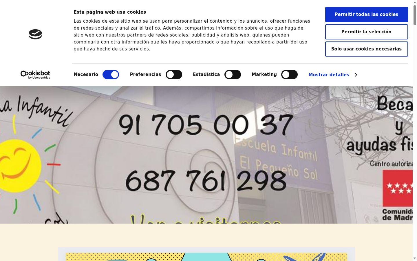 Captură de ecran a bannerului de consimțământ afișat înainte de orice interacțiune