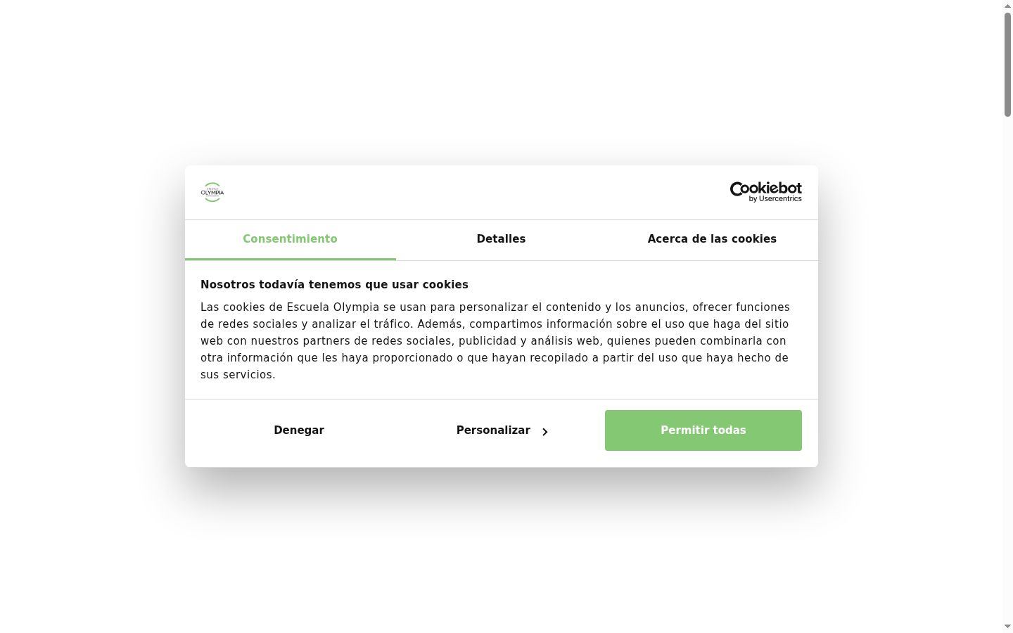 Screenshot tal-banner tal-kunsens muri qabel kwalunkwe interazzjoni