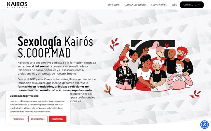 Captura de ecrã de escuelasexologica.es
