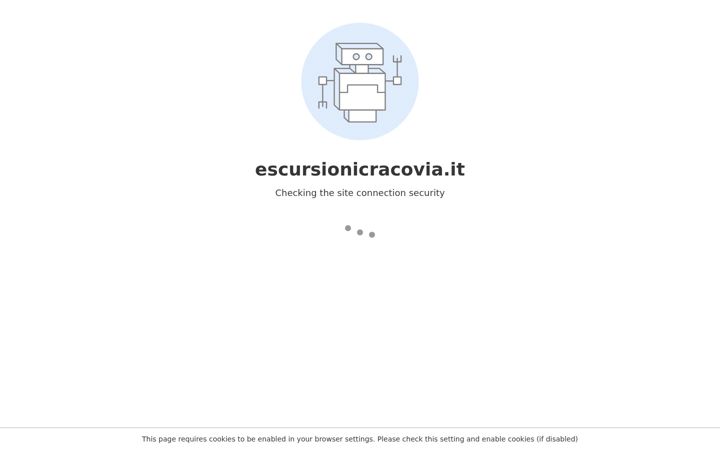 Zrzut ekranu escursionicracovia.it