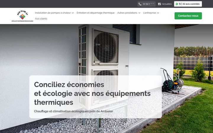 Screenshot di esdclim.fr