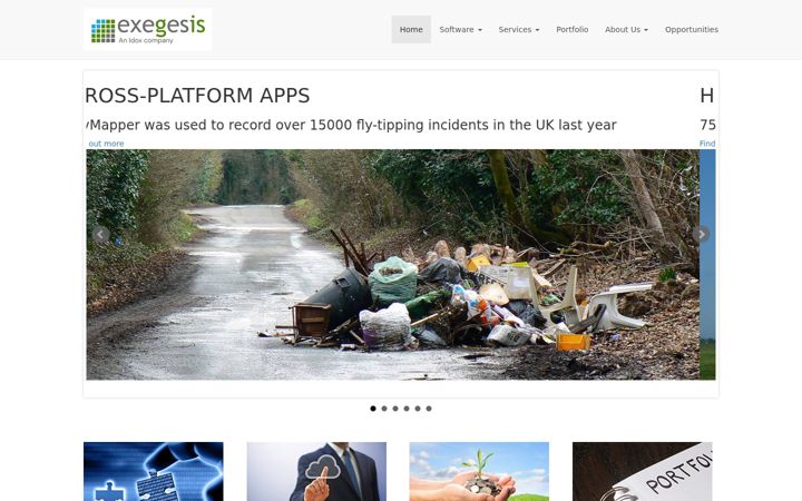 Screenshot van esdm.co.uk