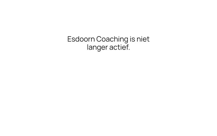 Captură de ecran a esdoorncoaching.nl