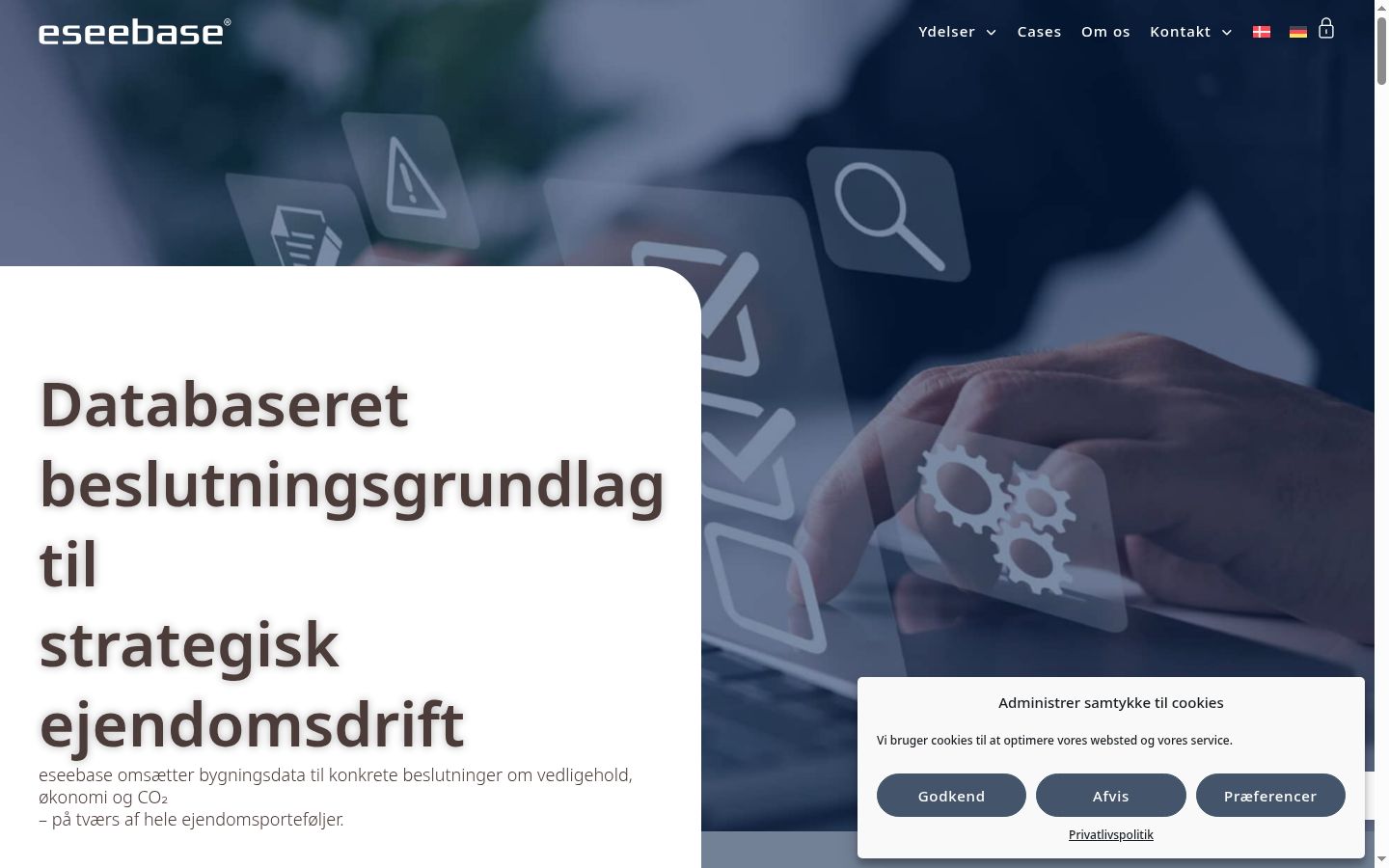 Screenshot tal-banner tal-kunsens muri qabel kwalunkwe interazzjoni