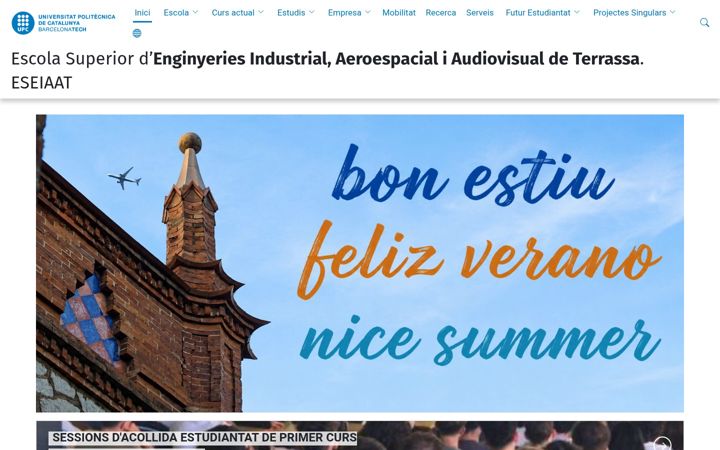 Screenshot of eseiaat.upc.edu