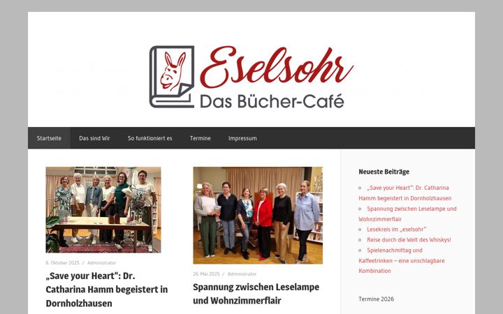 Screenshot von eselsohr-dornholzhausen.de
