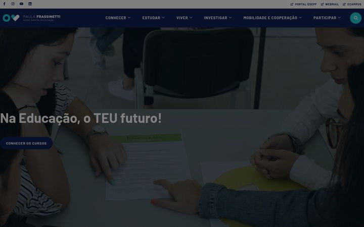 Screenshot of esepf.pt