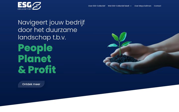 Captură de ecran a esg-collectief.nl