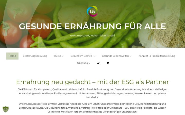 Screenshot von esg-gm.de