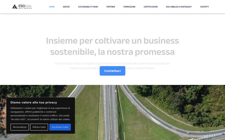 Ekraanipilt saidist esg-italianetwork.it