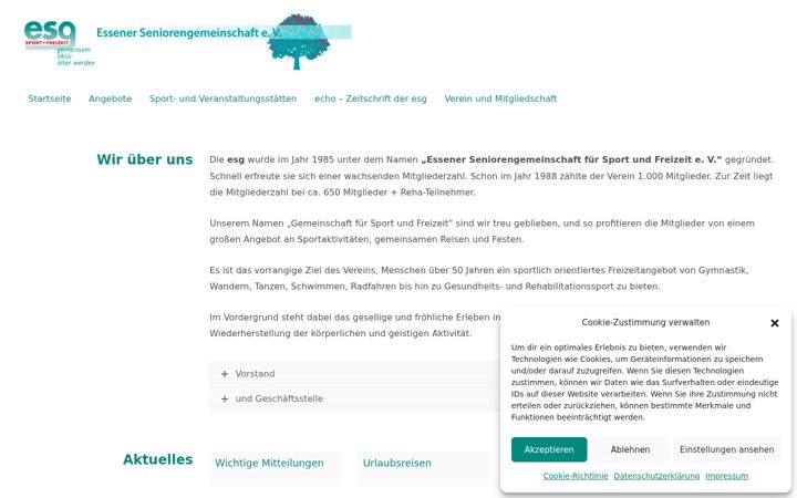 Skjámynd af esg-online.org