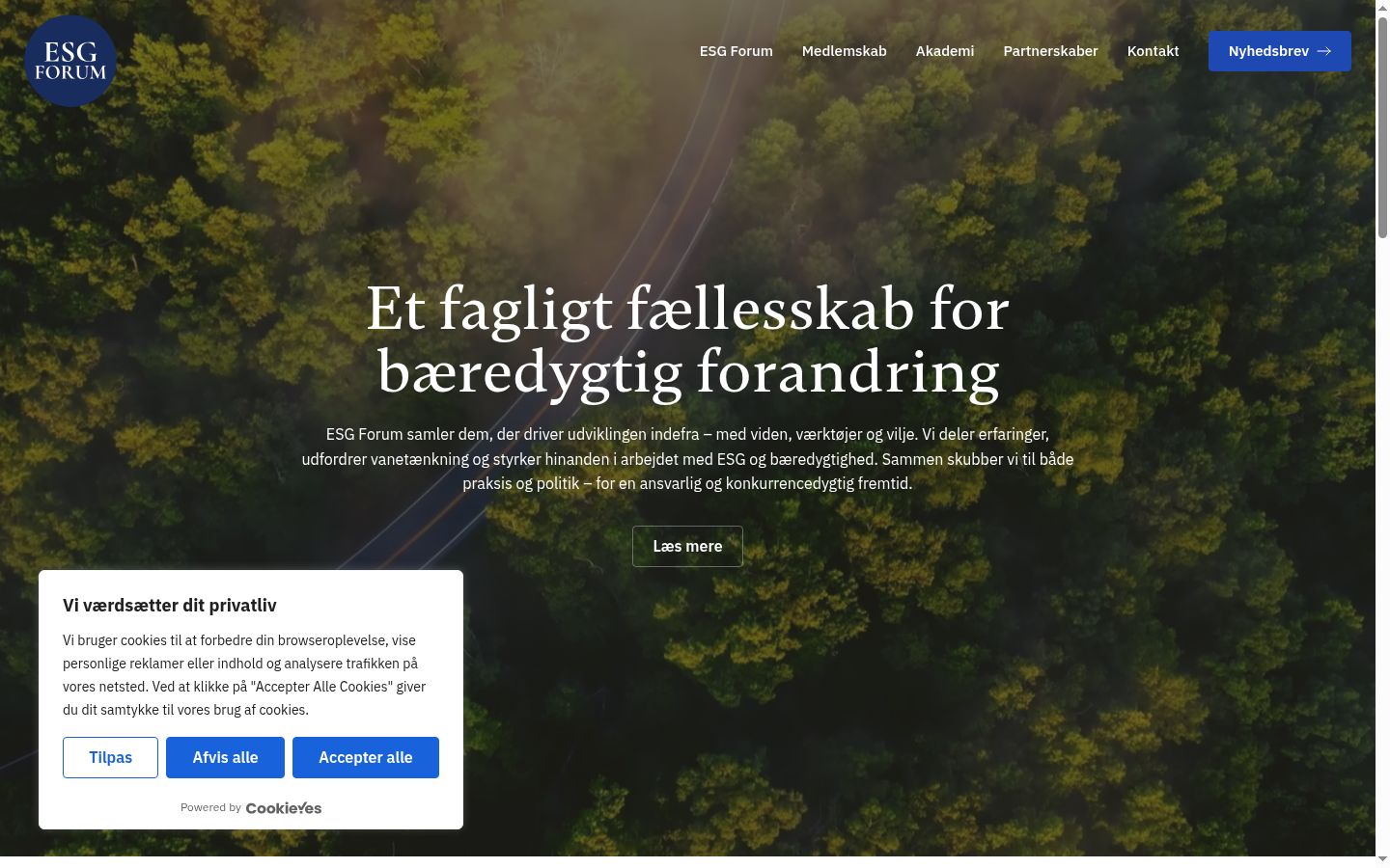 Sutikimo reklamjuostės, rodytos prieš bet kokią sąveiką, ekrano kopija