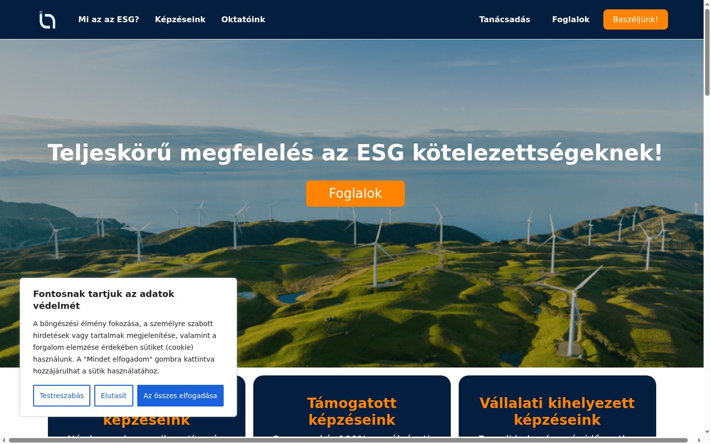 Kuvakaappaus suostumusbannerista, joka näytettiin ennen mitään vuorovaikutusta
