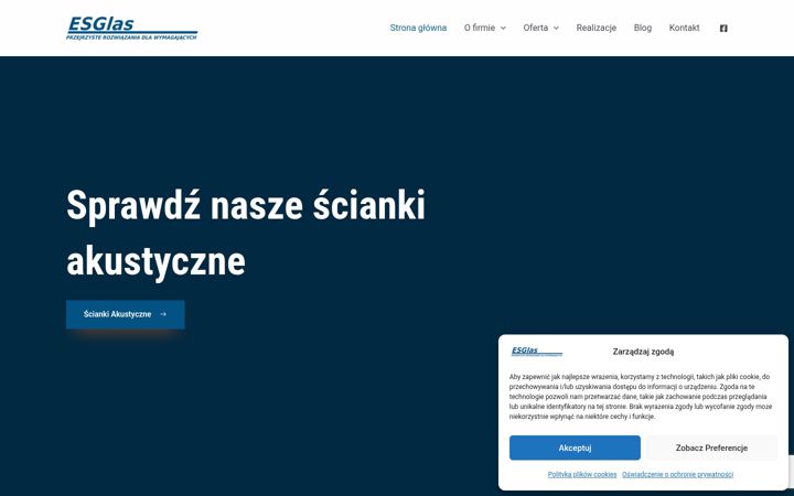 Captura de ecrã de esglas.pl
