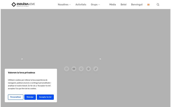 Screenshot of esglesiajove.barcelona