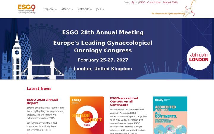 Skjámynd af esgo.org