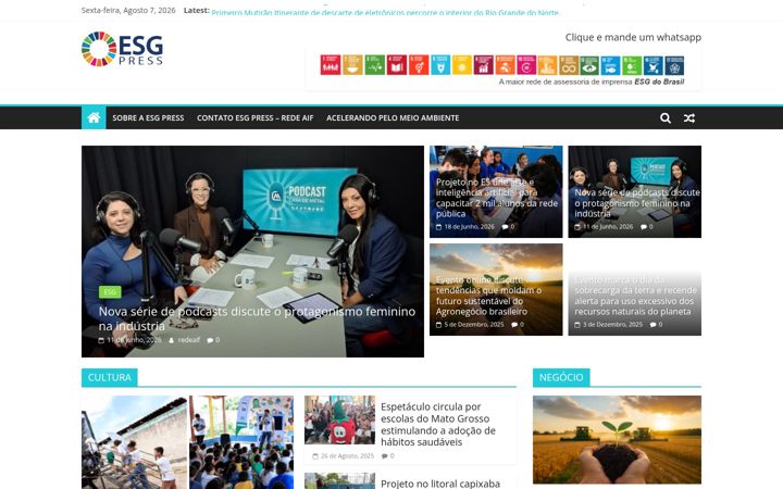 Skärmbild av esgpress.com.br