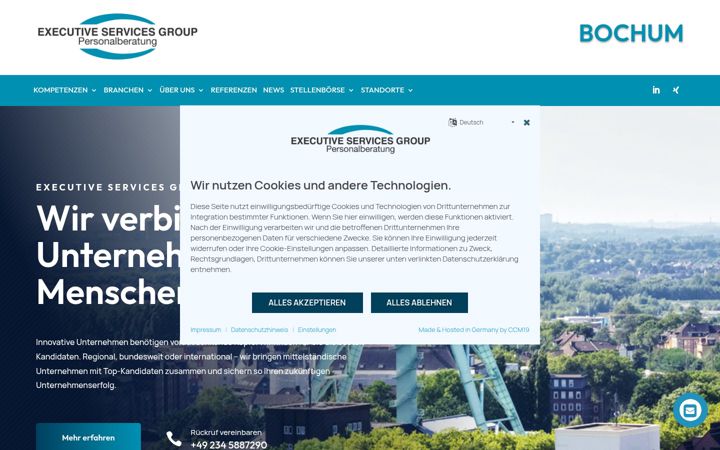 Ekrano kopija esgroup-bochum.de