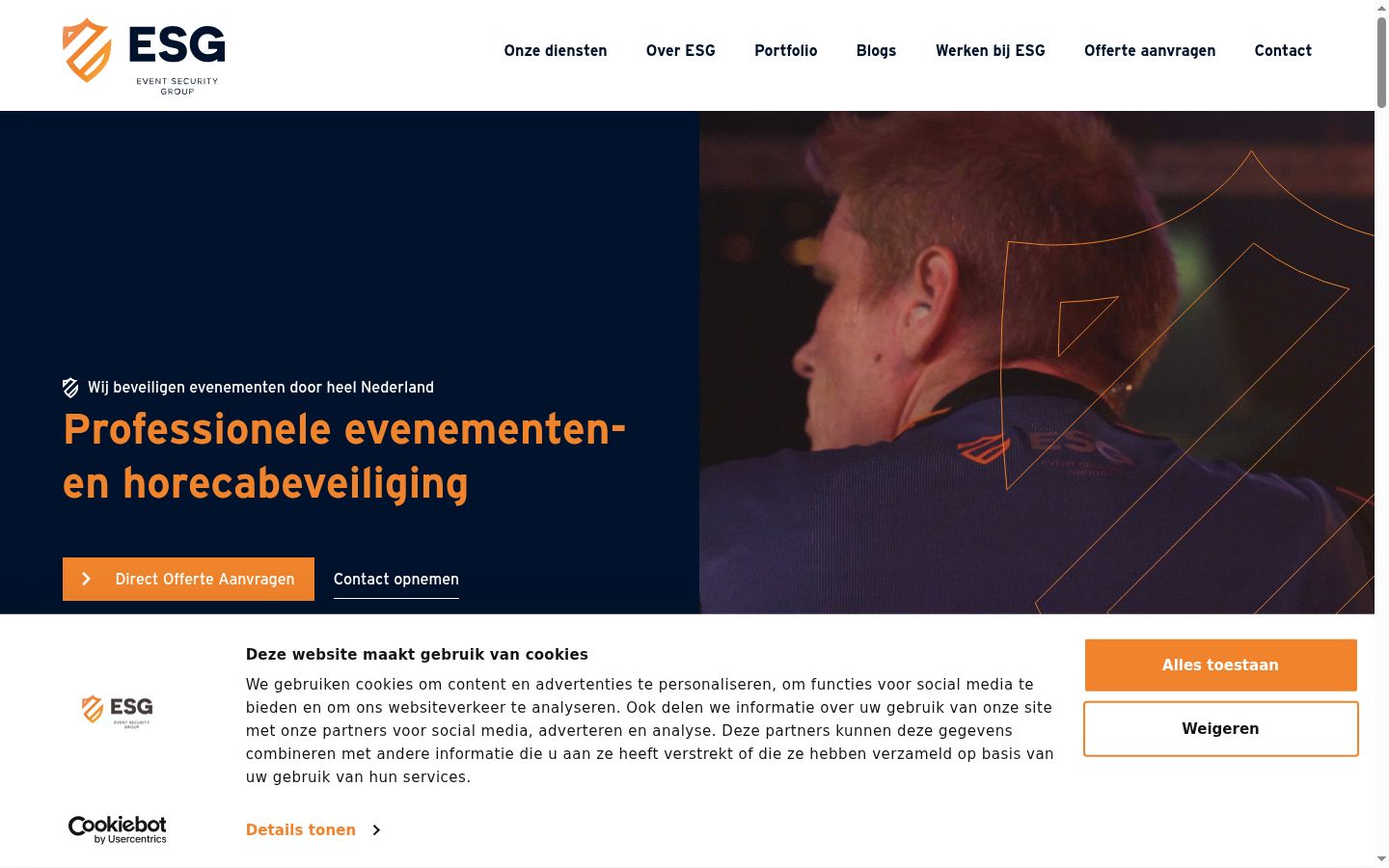 Screenshot tal-banner tal-kunsens muri qabel kwalunkwe interazzjoni