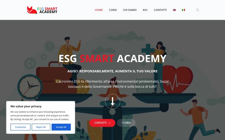 Skjámynd af esgsmartacademy.net