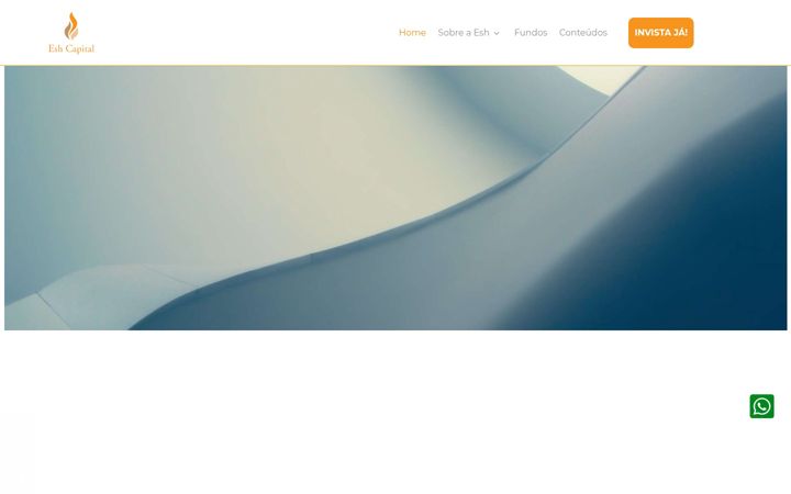 Skärmbild av eshcapital.com.br