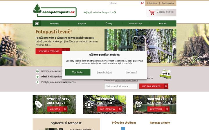 Snímek obrazovky eshop-fotopasti.cz