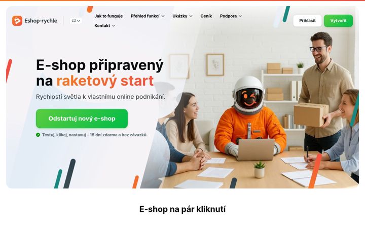 Ekrano kopija eshop-rychle.cz