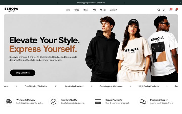 Screenshot of eshopa.co