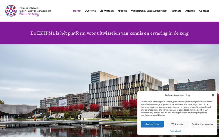 Screenshot ta' eshpma.nl
