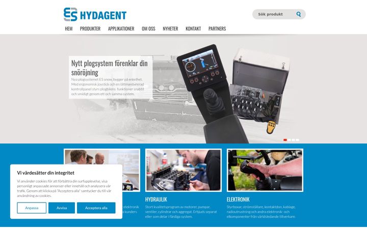 Skjermbilde av eshydagent.se