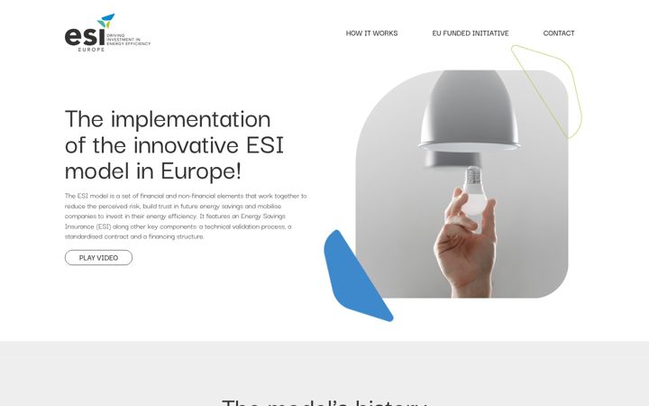 Screenshot ta' esi-europe.org