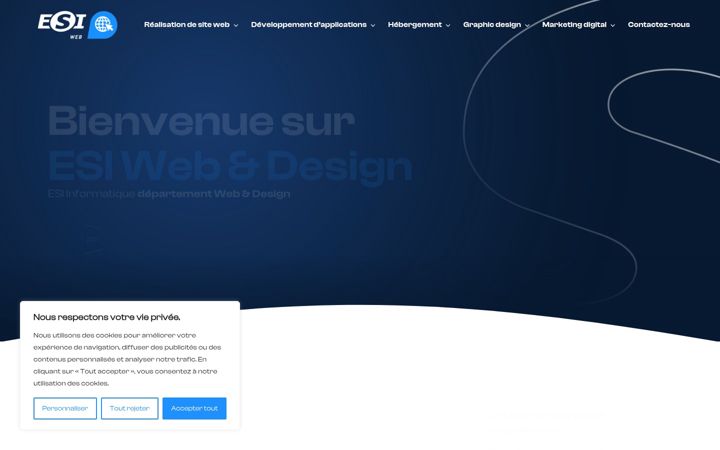Screenshot of esi-web.be