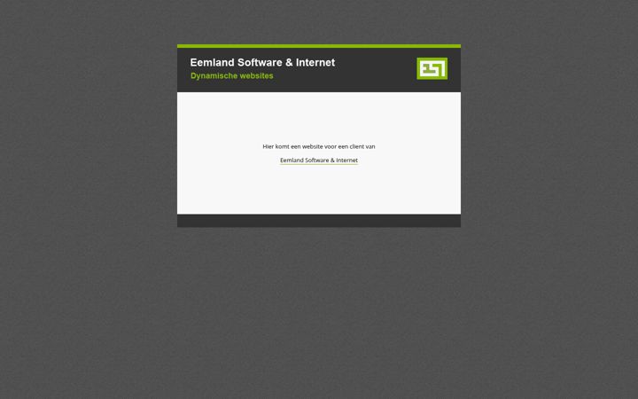 Screenshot ta' esidev.nl