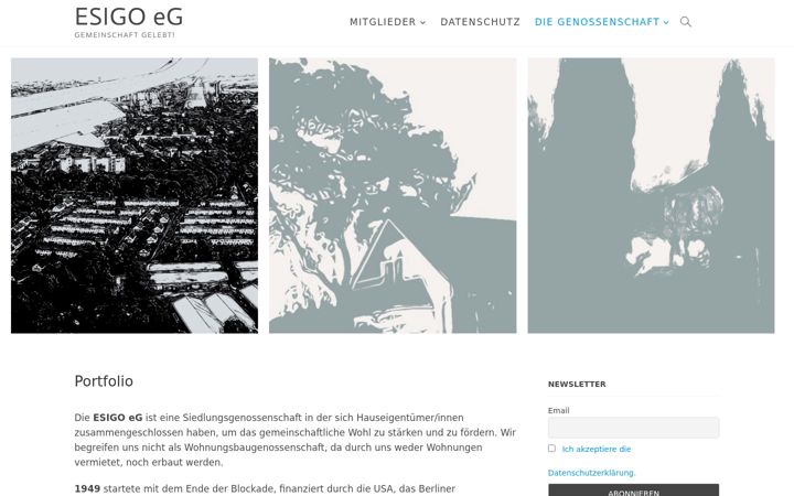 Ekrānuzņēmums no esigo-berlin.de