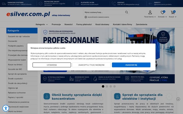 Captura de ecrã de esilver.com.pl